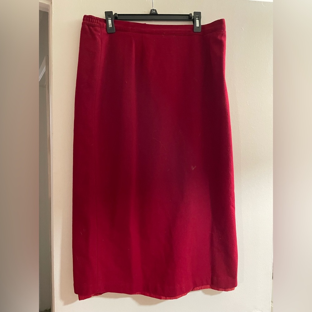 Wool skirt